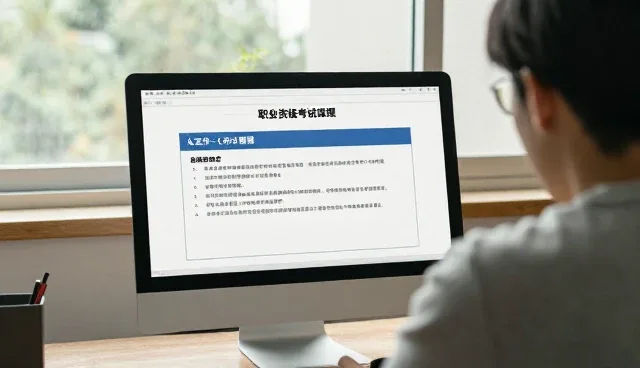 职业资格考试课程如何提升学习效果